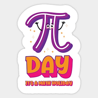 Pi Day Math Holiday Pi Symbol Number Sticker